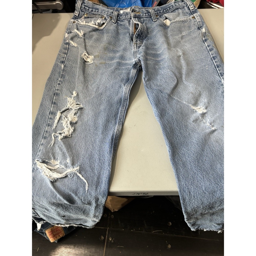 Carhartt Y2K Thrashed Carpenter Jeans, B460, Utility,  Relaxed Fit, 5‎ Pocket,38